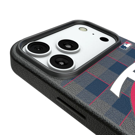 Minnesota Twins Plaid MagSafe Compatible Phone Case for Apple iPhone