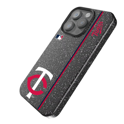 Minnesota Twins Sidebar Black Bling Phone Case for Apple iPhone