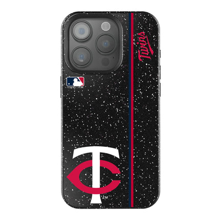 Minnesota Twins Sidebar Black Bling Phone Case for Apple iPhone