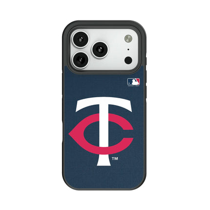 Minnesota Twins Solid Bump Phone Case for Apple iPhone