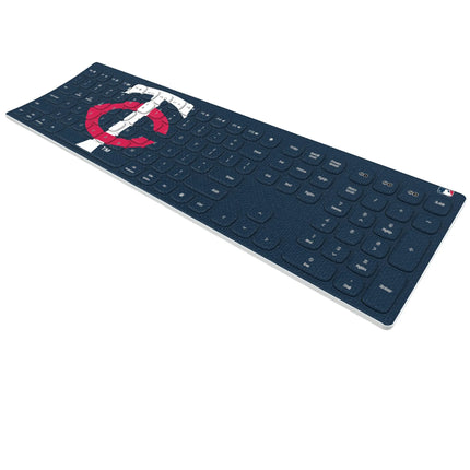 Minnesota Twins Solid Curved Wireless Keyboard