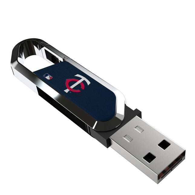 Minnesota Twins Solid USB 64GB Clip Style Flash Drive