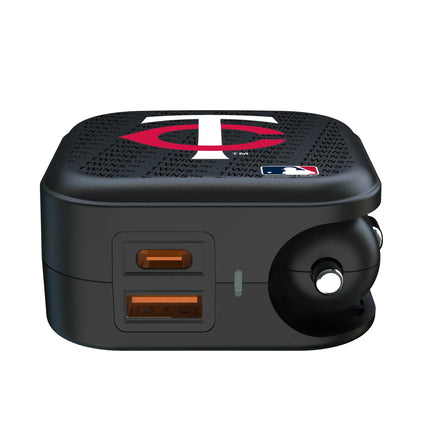 Minnesota Twins Text Backdrop 2 in 1 USB A/C Charger