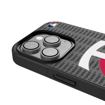 Minnesota Twins Text Backdrop Bump Phone Case for Apple iPhone