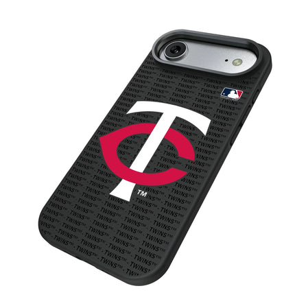 Minnesota Twins Text Backdrop Bump Phone Case for Apple iPhone
