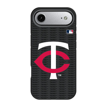 Minnesota Twins Text Backdrop Bump Phone Case for Apple iPhone