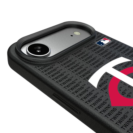 Minnesota Twins Text Backdrop MagSafe Compatible Phone Case for Apple iPhone