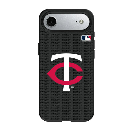 Minnesota Twins Text Backdrop MagSafe Compatible Phone Case for Apple iPhone