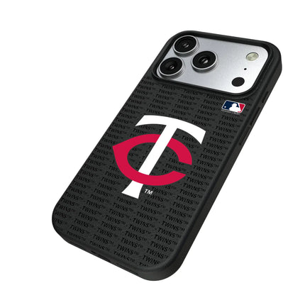 Minnesota Twins Text Backdrop MagSafe Compatible Phone Case for Apple iPhone