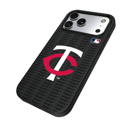 Minnesota Twins Text Backdrop MagSafe Compatible Phone Case for Apple iPhone