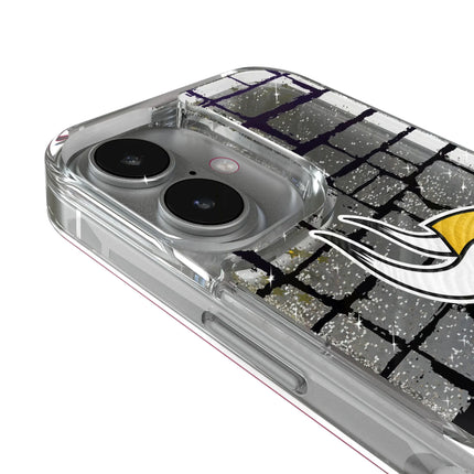 Minnesota Vikings Brick Glitter Phone Case for Apple iPhone