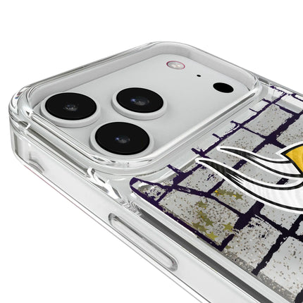 Minnesota Vikings Brick Glitter Phone Case for Apple iPhone