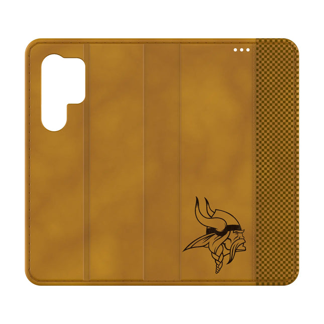 Minnesota Vikings Burn Folio Phone Case for Samsung Galaxy