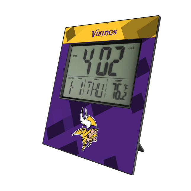 Minnesota Vikings Color Block Wall Clock