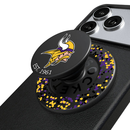 Minnesota Vikings Confetti PopSockets Magnetic Phone Grip and Stand