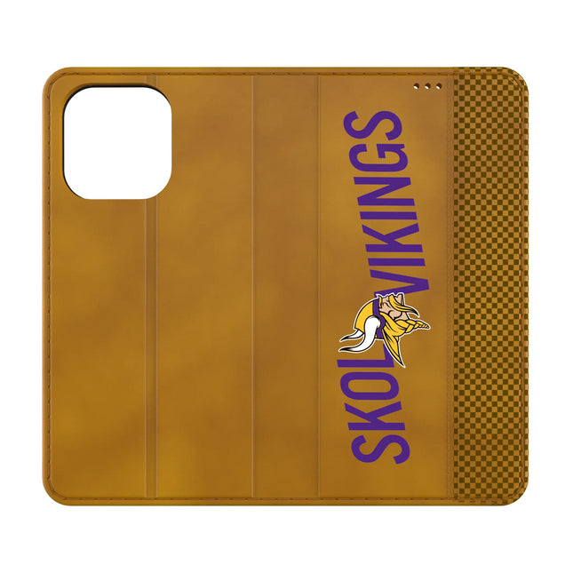 Minnesota Vikings Deco Folio Phone Case for Apple iPhone