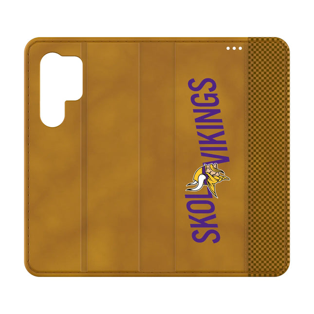 Minnesota Vikings Deco Folio Phone Case for Samsung Galaxy