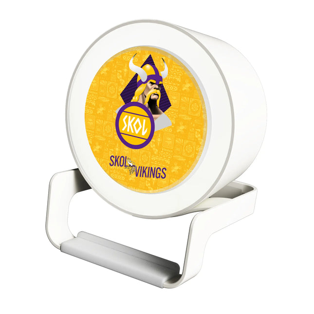 Minnesota Vikings Deco Night Light Charger and Bluetooth Speaker