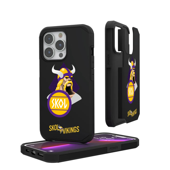 Minnesota Vikings Deco Rugged Phone Case for Apple iPhone