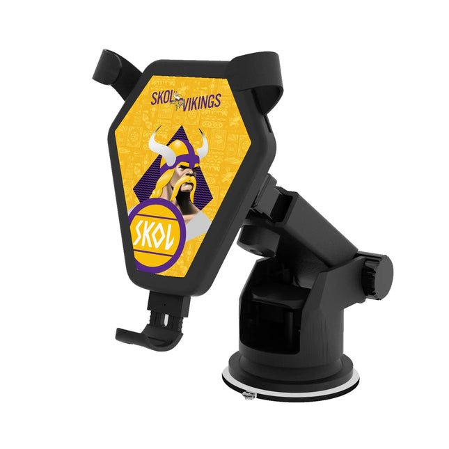 Minnesota Vikings Deco Wireless Car Charger