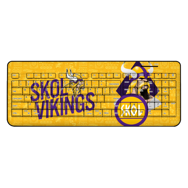 Minnesota Vikings Deco Wireless USB Keyboard