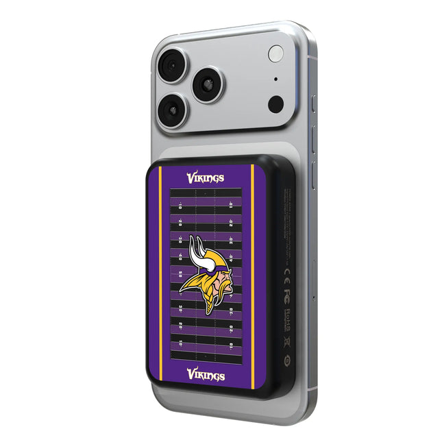 Minnesota Vikings Field Wireless Mag Power Bank