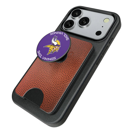 Minnesota Vikings Football PopSockets MagSafe-Compatible PopWallet+