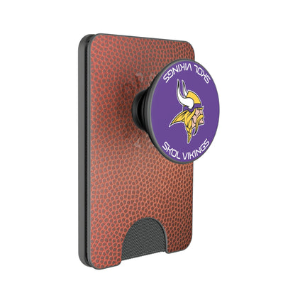 Minnesota Vikings Football PopSockets MagSafe-Compatible PopWallet+
