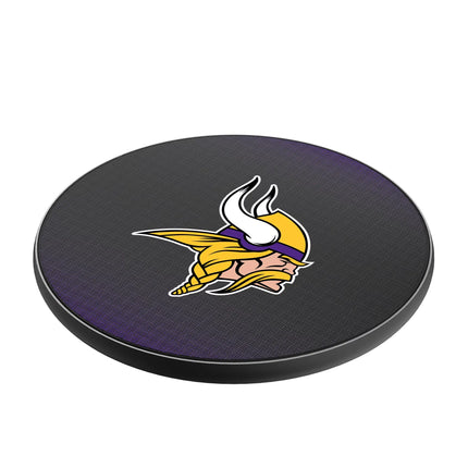 Minnesota Vikings Linen 15-Watt Wireless Charger