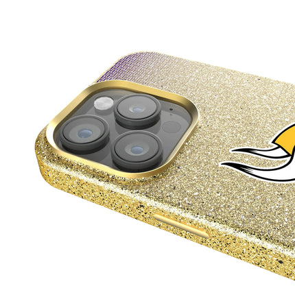 Minnesota Vikings Linen Bling Phone Case for Apple iPhone