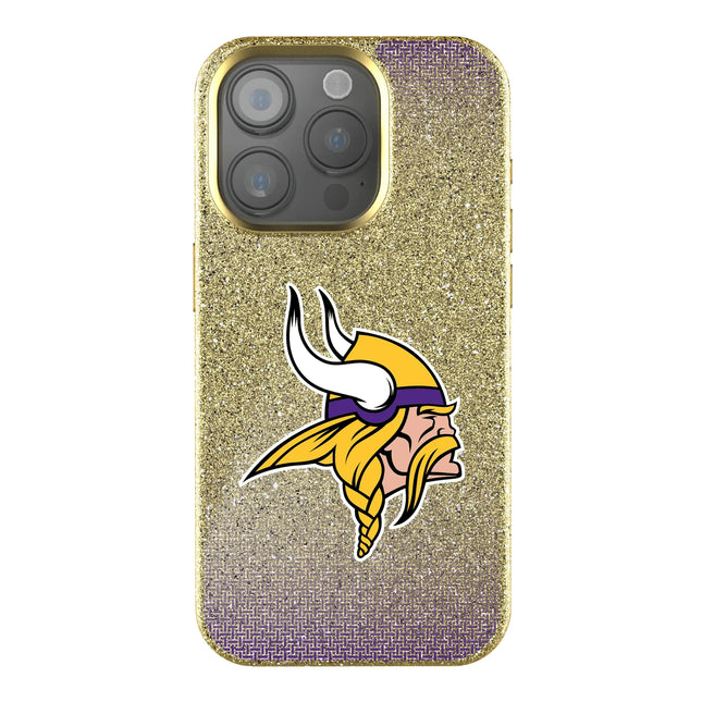 Minnesota Vikings Linen Bling Phone Case for Apple iPhone