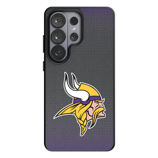 Minnesota Vikings Linen MagSafe Compatible Phone Case for Samsung Galaxy