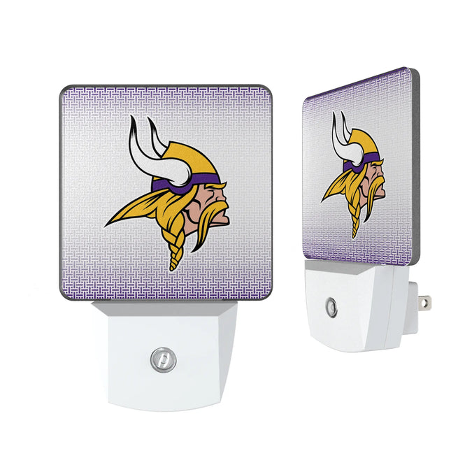 Minnesota Vikings Linen Night Light 2-Pack