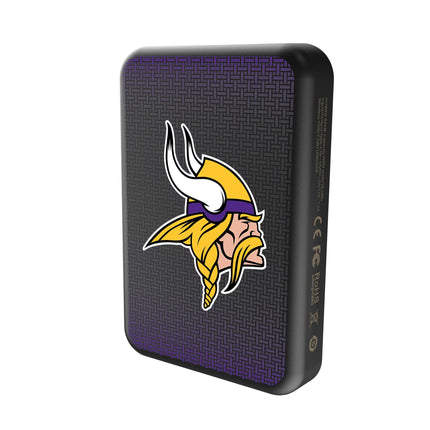 Minnesota Vikings Linen Wireless Mag Power Bank