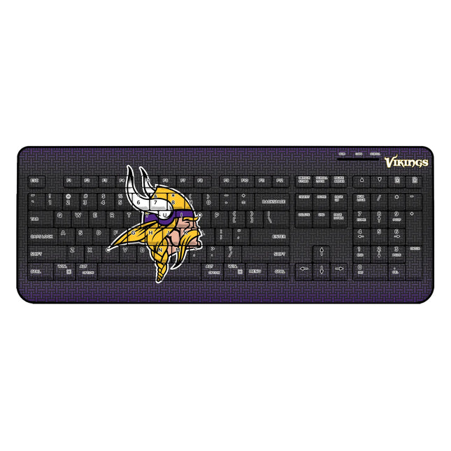 Minnesota Vikings Linen Wireless USB Keyboard
