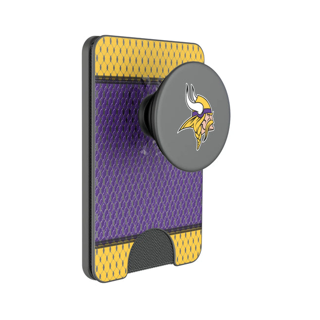 Minnesota Vikings Mesh PopSockets MagSafe-Compatible PopWallet+