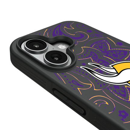 Minnesota Vikings Paisley Bump Phone Case for Apple iPhone