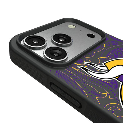Minnesota Vikings Paisley Bump Phone Case for Apple iPhone