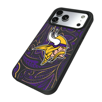 Minnesota Vikings Paisley Bump Phone Case for Apple iPhone