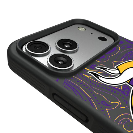 Minnesota Vikings Paisley Bump Phone Case for Apple iPhone