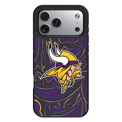 Minnesota Vikings Paisley Bump Phone Case for Apple iPhone