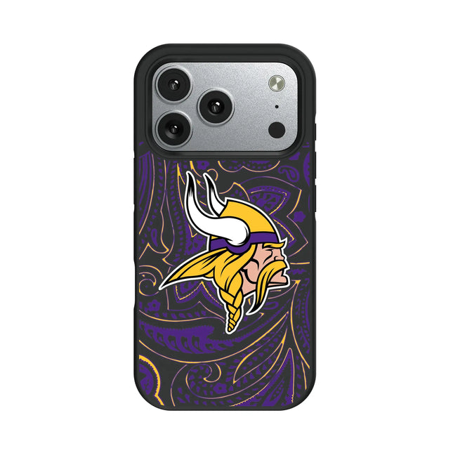 Minnesota Vikings Paisley Bump Phone Case for Apple iPhone