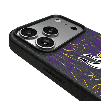 Minnesota Vikings Paisley MagSafe Compatible Phone Case for Apple iPhone