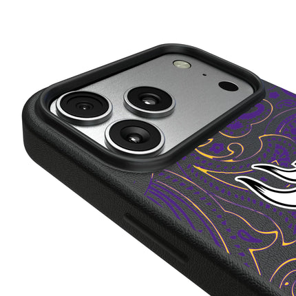 Minnesota Vikings Paisley MagSafe Compatible Phone Case for Apple iPhone