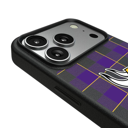 Minnesota Vikings Plaid MagSafe Compatible Phone Case for Apple iPhone