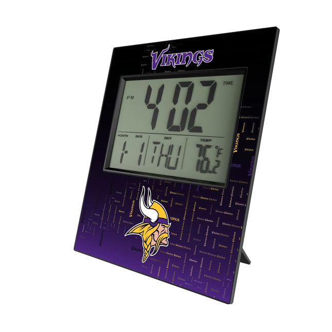 Minnesota Vikings Quadtile Wall Clock