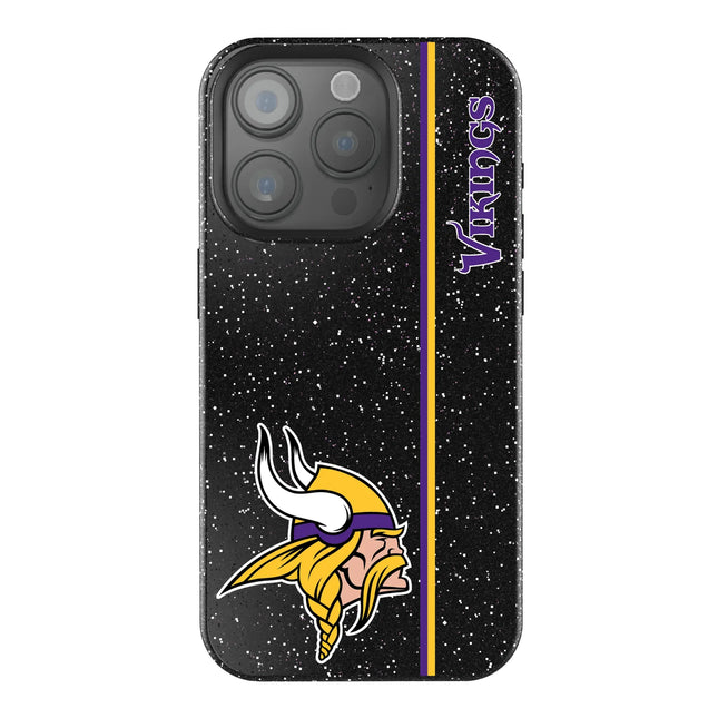 Minnesota Vikings Sidebar Black Bling Phone Case for Apple iPhone