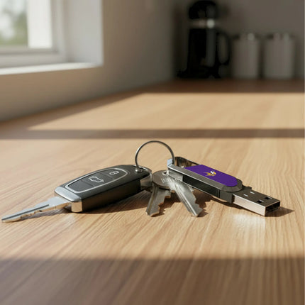 Minnesota Vikings Solid USB 64GB Clip Style Flash Drive