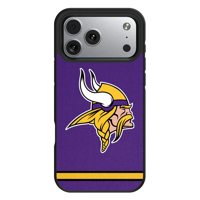Minnesota Vikings Stripe Bump Phone Case for Apple iPhone