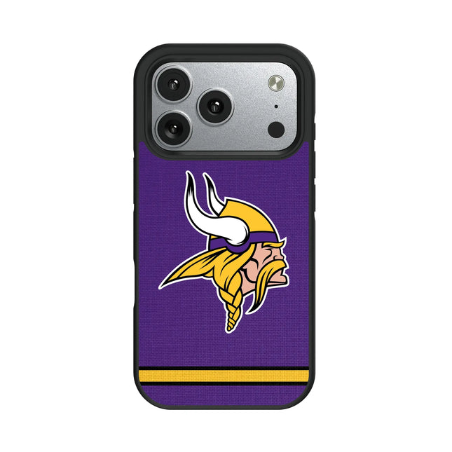 Minnesota Vikings Stripe Bump Phone Case for Apple iPhone